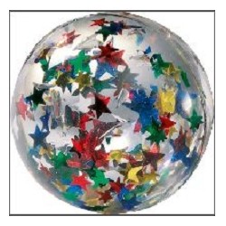 BALLE REBONDISSANTE ETOILES