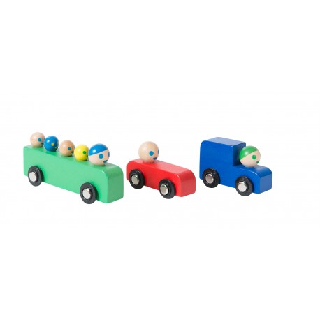 ASSORTIMENT VOITURES + BUS - DANS LA VILLE