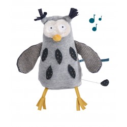 POUPEE MUSICALE HIBOU - LES MOUSTACHES