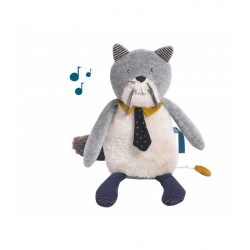 PELUCHE MUSICALE CHAT - LES MOUSTACHES
