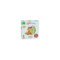 9 CUBES EN BOIS - LES CONTES