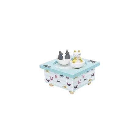 BOITE A MUSIQUE - CHAT ET SOURIS