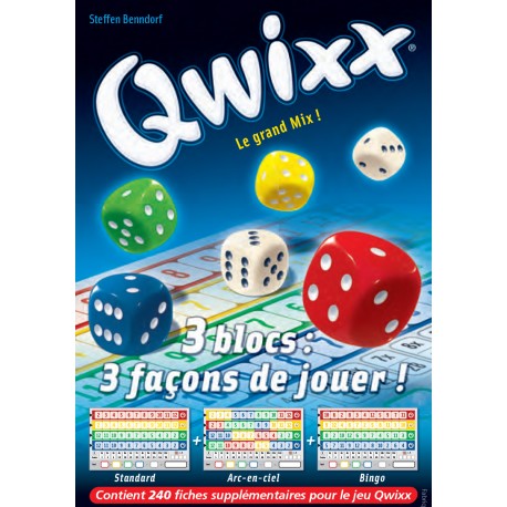 QWIXX RECHARGE BLOC DE SCORE