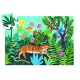 PUZZLE SILHOUETTE LA BALLADE DU TIGRE 24 PCS