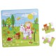 PUZZLE CADRE EN BOIS JARDIN FEERIQUE