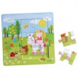 PUZZLE CADRE EN BOIS JARDIN FEERIQUE