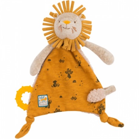 DOUDOU ATTACHE-TETINE LION - SOUS MON BAOBAB