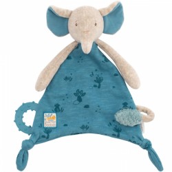 DOUDOU ATTACHE-TETINE ELEPHANT - SOUS MON BAOBAB