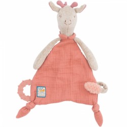 DOUDOU ATTACHE-TETINE GIRAFE - SOUS MON BAOBAB
