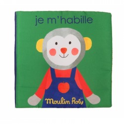 LIVRE TISSU JE M'HABILLE - LES POPIPOP