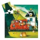 PUZZLE SILHOUETTE - LE CAMION DE POMPIER - 16 PCS