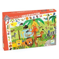 PUZZLE OBSERVATION - LA JUNGLE 35 PCS