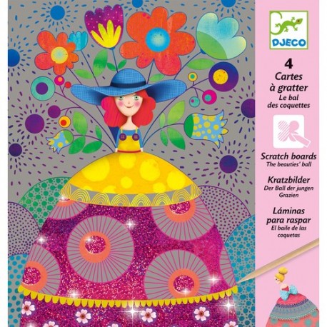 CARTES A GRATTER LE BAL DES COQUETTES