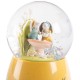 BOULE A NEIGE MUSICALE - TROIS PETITS LAPINS