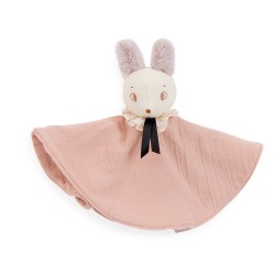 DOUDOU SOURIS lange brume ROSE - APRES LA PLUIE