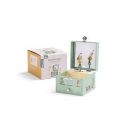 BOITE A MUSIQUE COFFRET - TROIS PETITS LAPINS